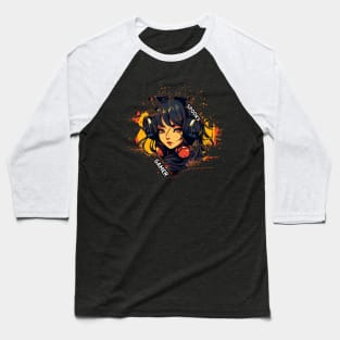 Anime Halloween Girl Baseball T-Shirt